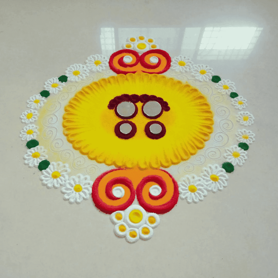 Superb Ganga Dussehra Special Rangoli