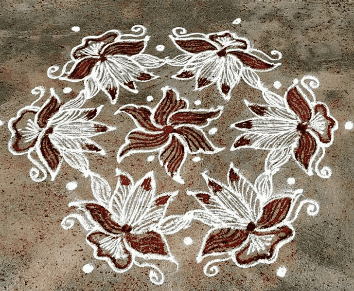 Ganga Saptami Rangoli