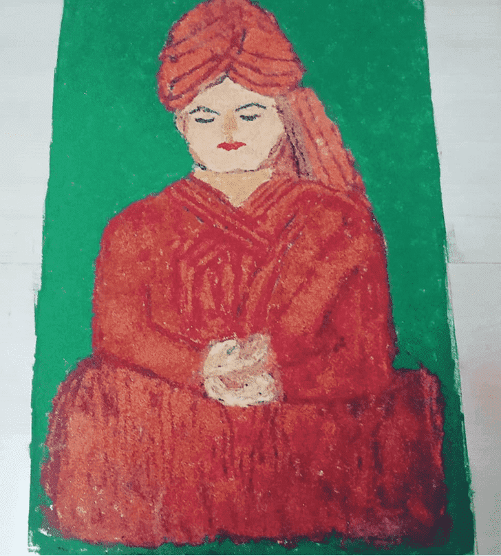 Magnetic Ganga Saptami Rangoli