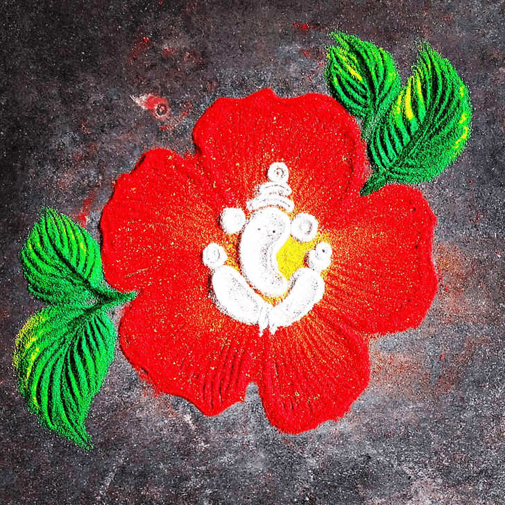 Ganpati Rangoli