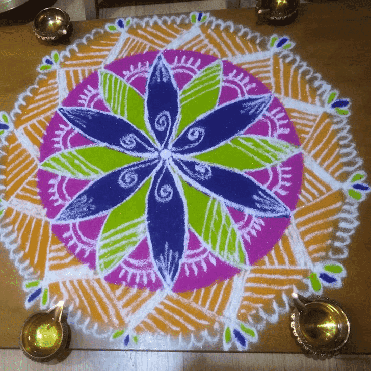 Inviting Gauri Avahana Rangoli