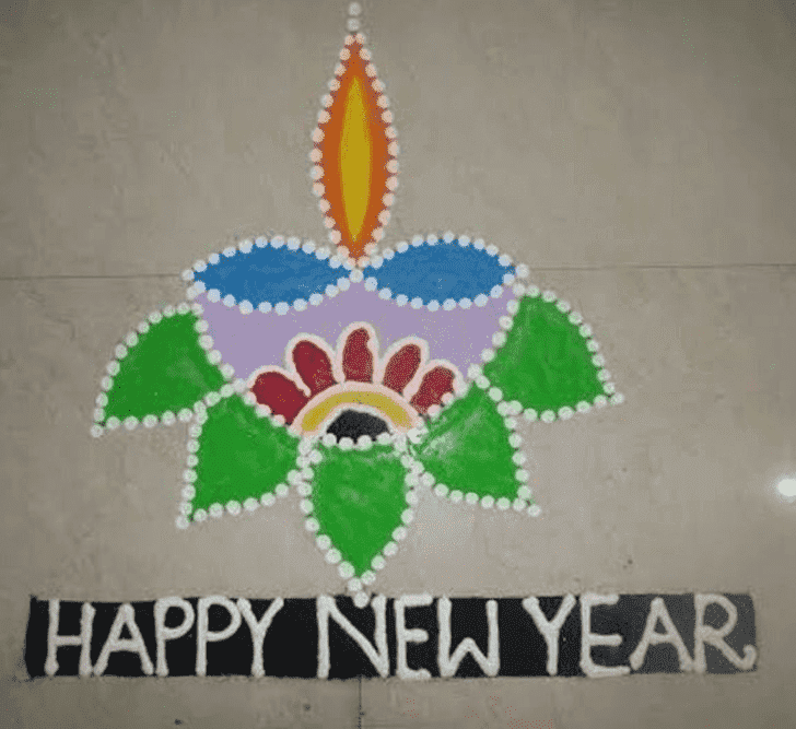 Stunning Gauri Avahana Rangoli