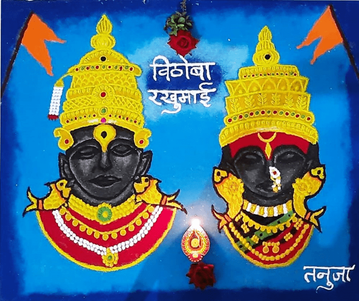 Exquisite God Rangoli