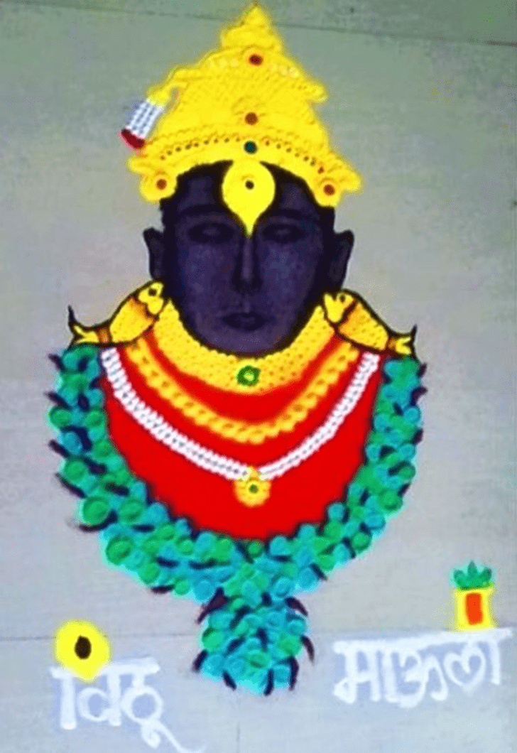 Fair God Rangoli