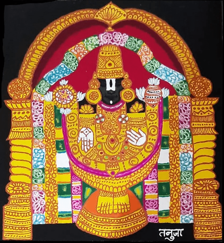 Gorgeous God Rangoli