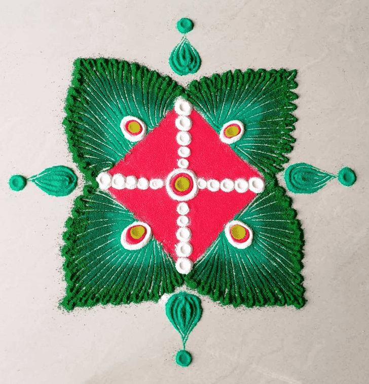 Elegant Gorgeous Rangoli