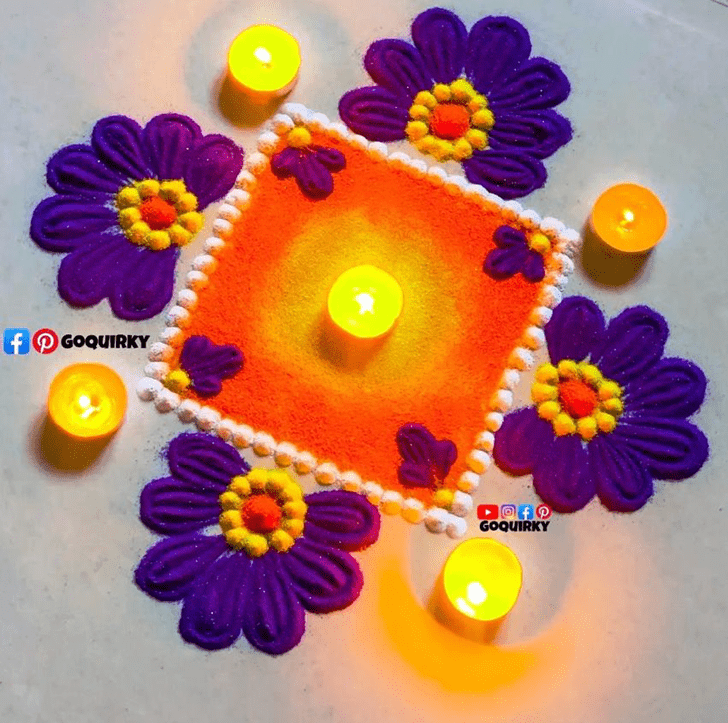 Exquisite Gorgeous Rangoli