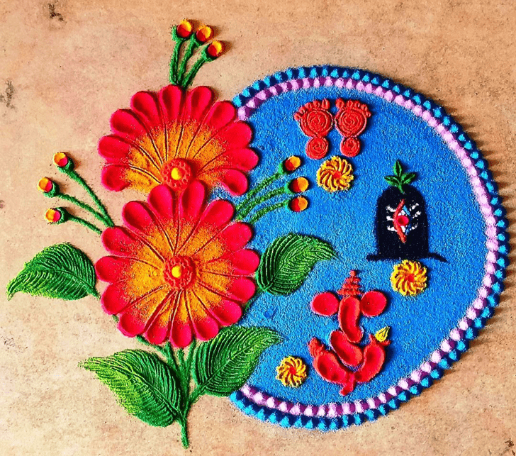 Lovely Gorgeous Rangoli Design