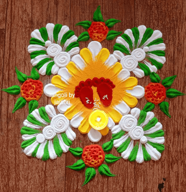 Marvelous Gorgeous Rangoli