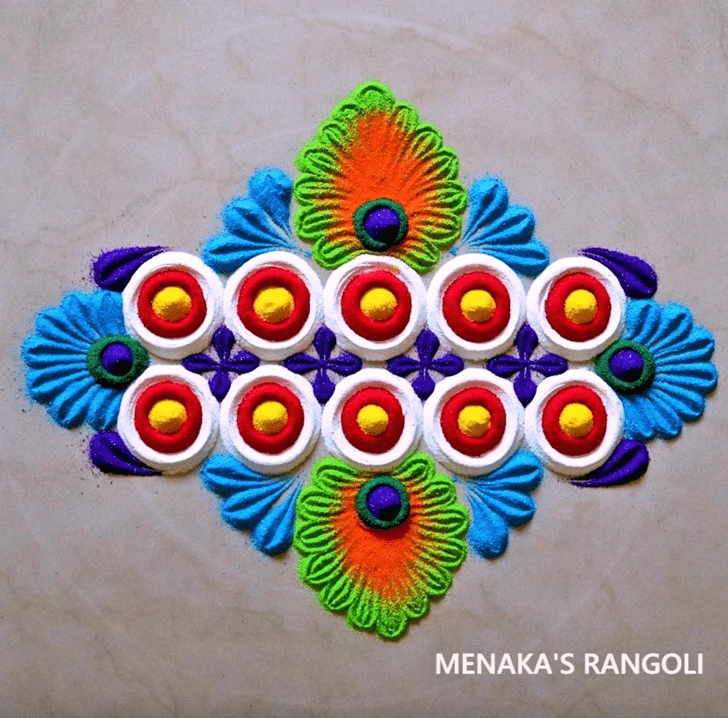 Radiant Gorgeous Rangoli