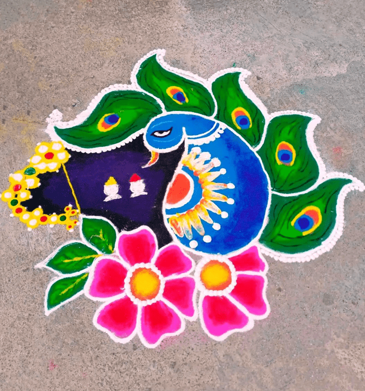 Splendid Gorgeous Rangoli