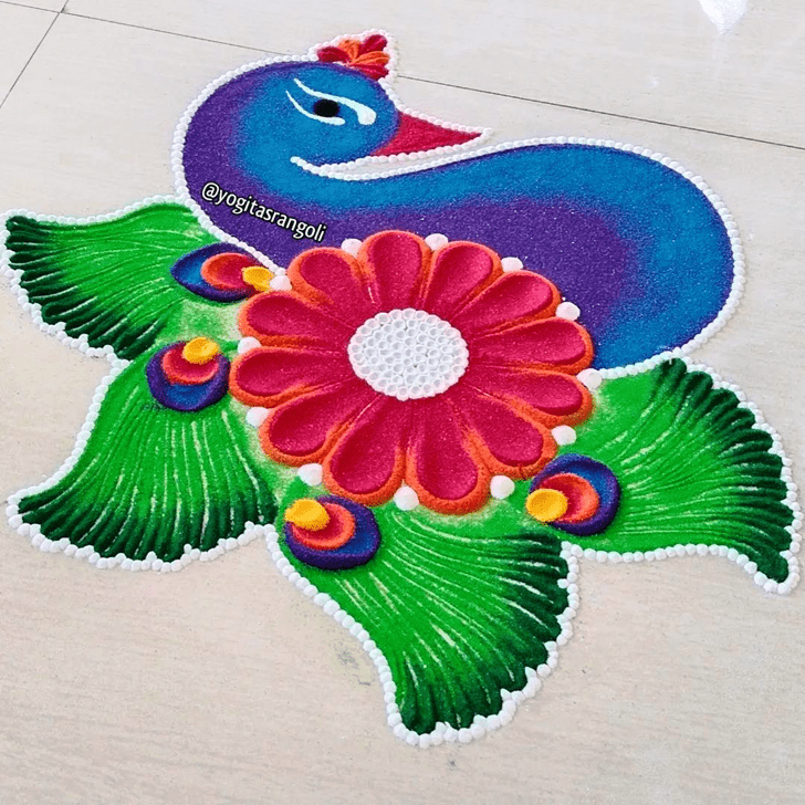 Wonderful Gorgeous Rangoli Design