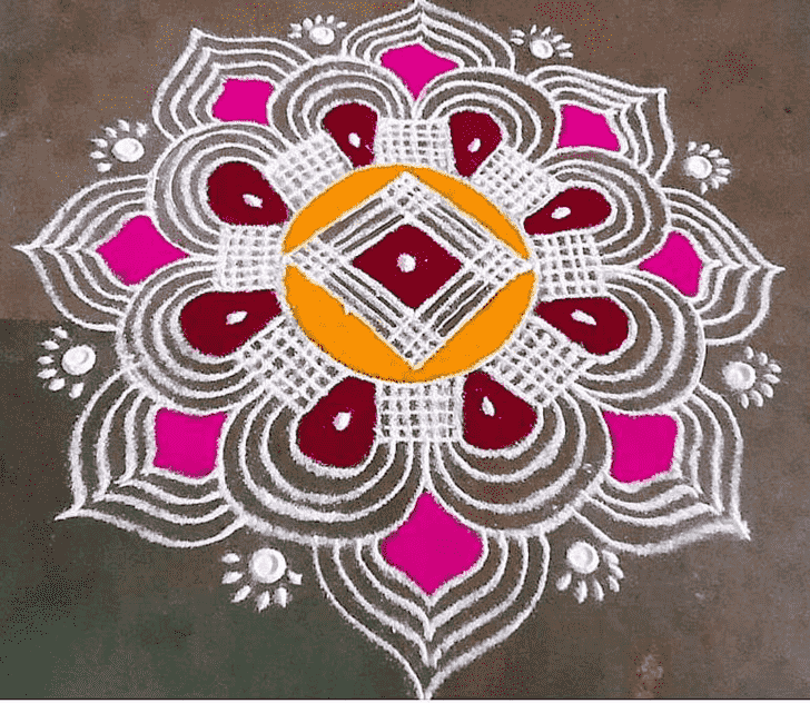 Gorgeous Govatsa Dwadashi Rangoli