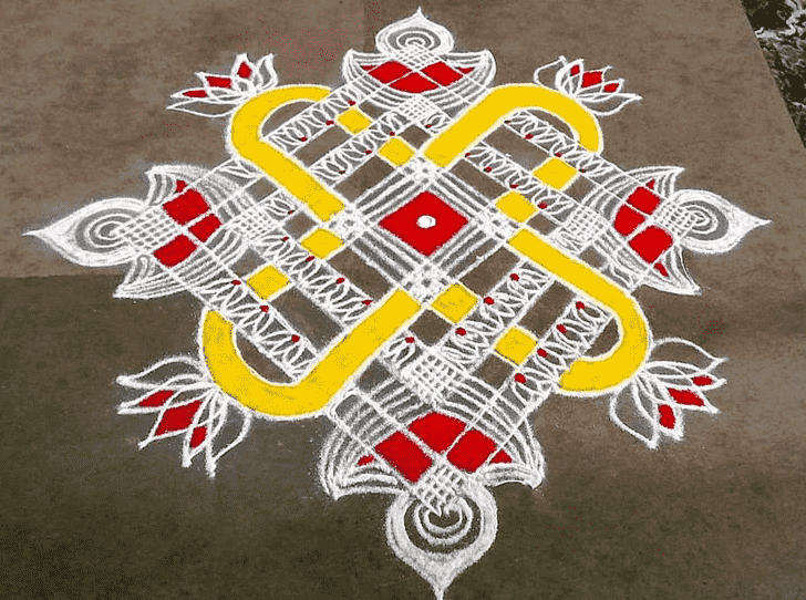 Graceful Govatsa Dwadashi Rangoli