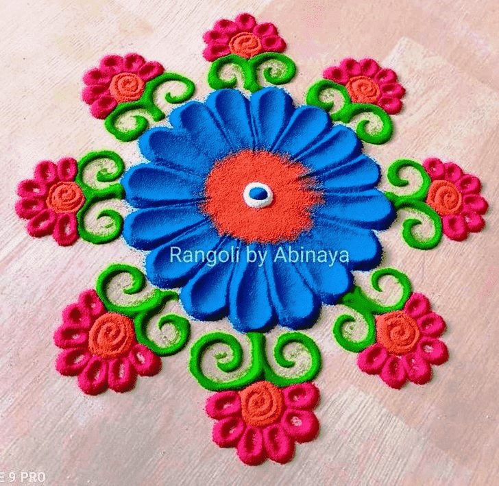 Inviting Govatsa Dwadashi Rangoli