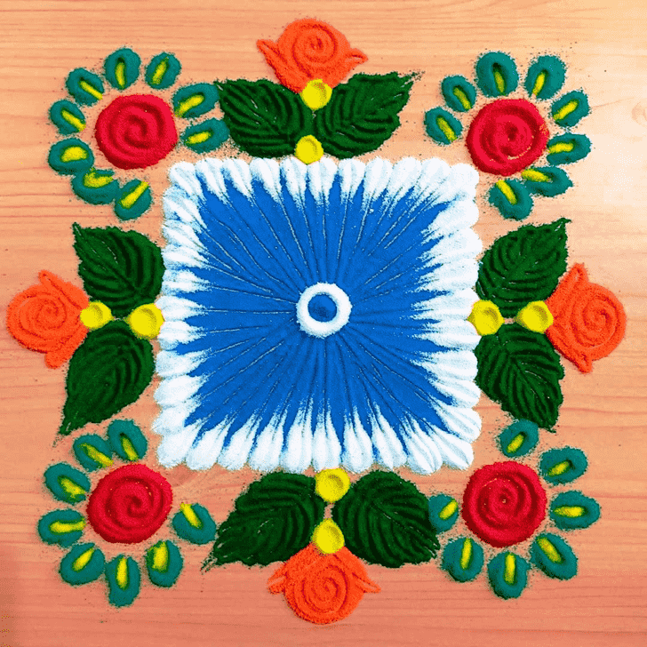 Mesmeric Govatsa Dwadashi Rangoli