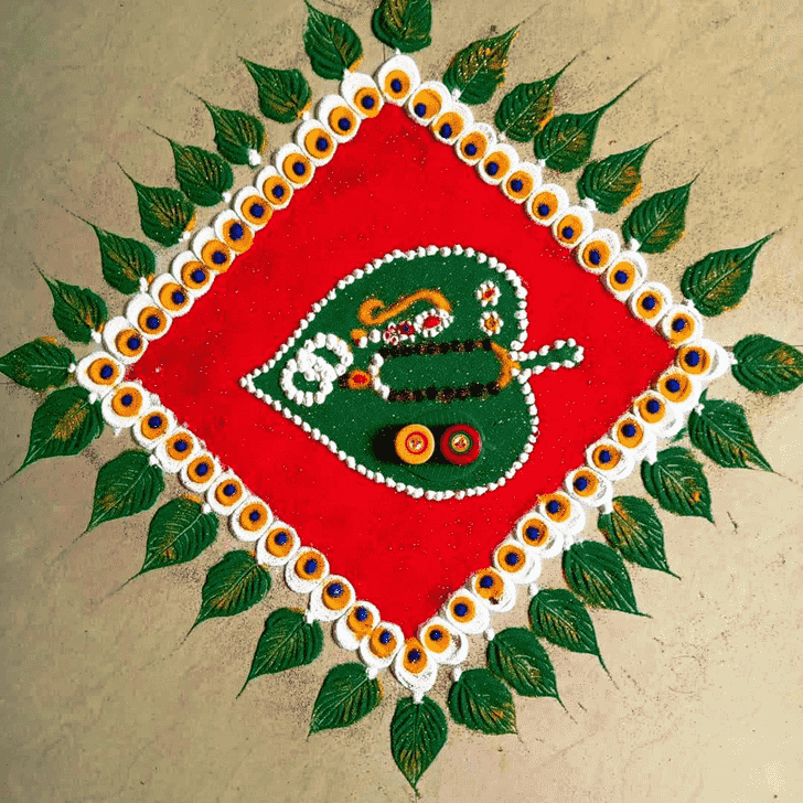 Good Looking Gudi Padwa Kolam Rangoli