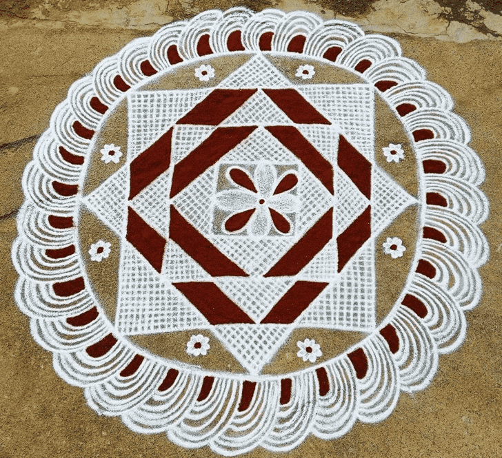 Fair Gujarati Rangoli