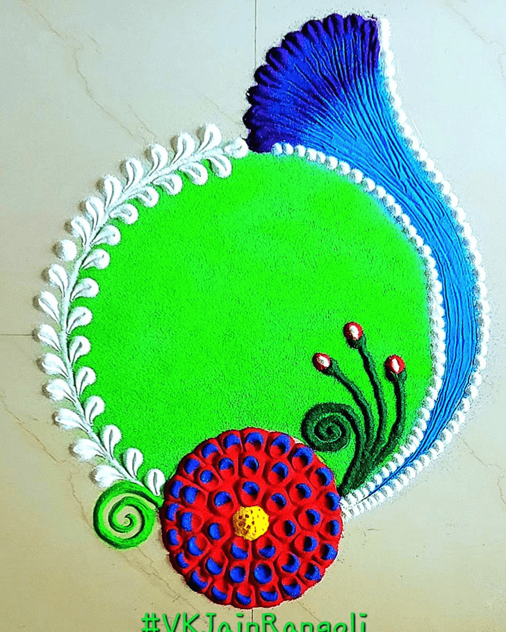 Gorgeous Gujarati Rangoli