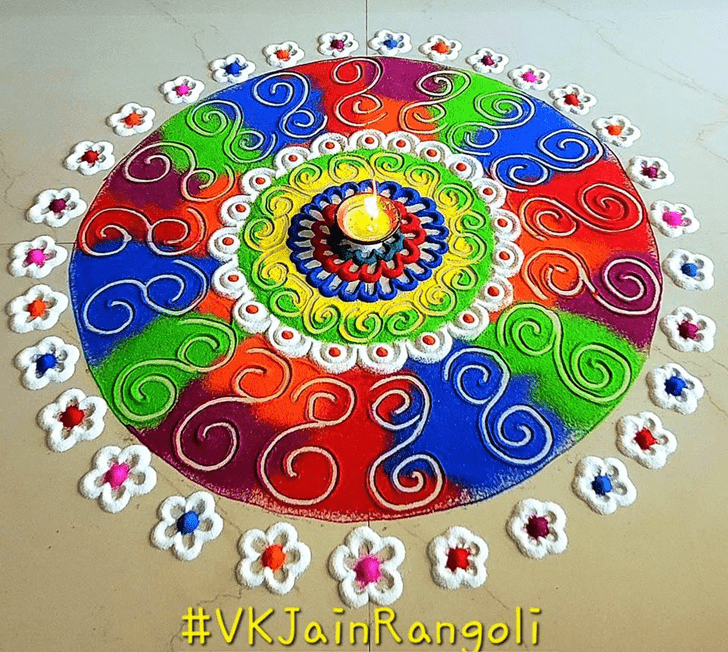 Magnetic Gujarati Rangoli