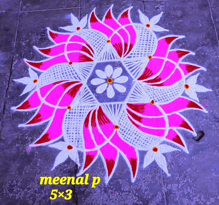 Pretty Gujarati Rangoli