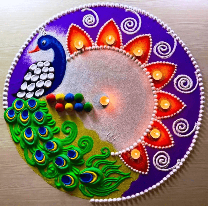 Radiant Gujarati Rangoli