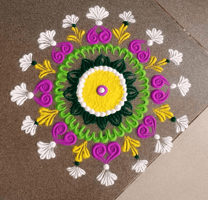 Ravishing Gujarati Rangoli