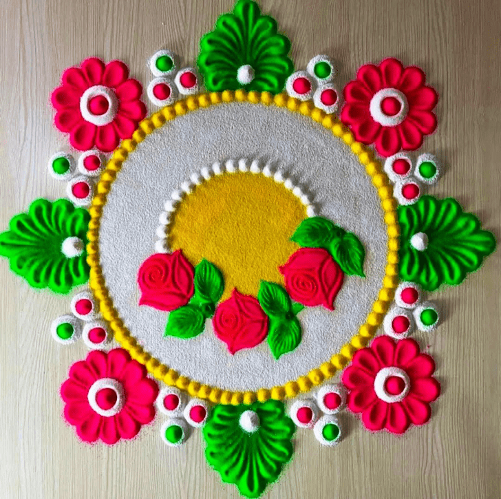 Slightly Gujarati Rangoli