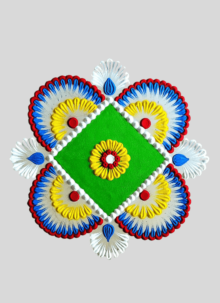 Mesmeric Harmony Rangoli