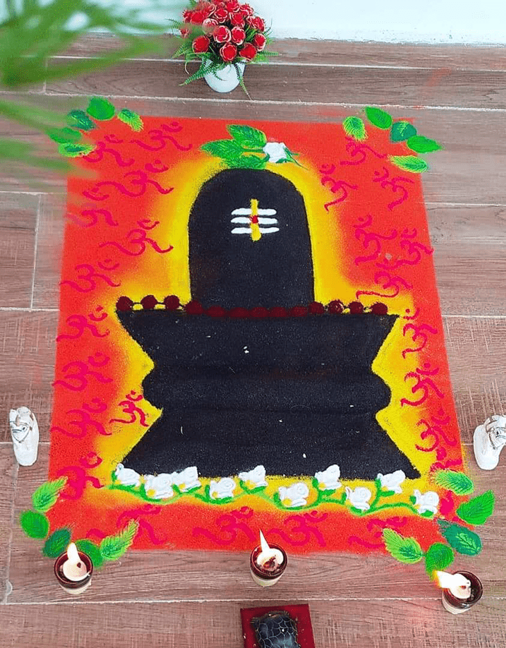 Fair Hartalika Teej Rangoli