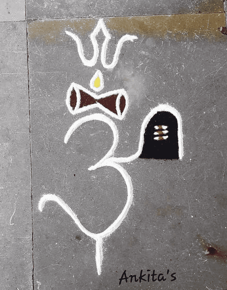 Fine Hartalika Teej Rangoli