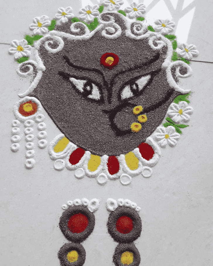 Bewitching Home Rangoli