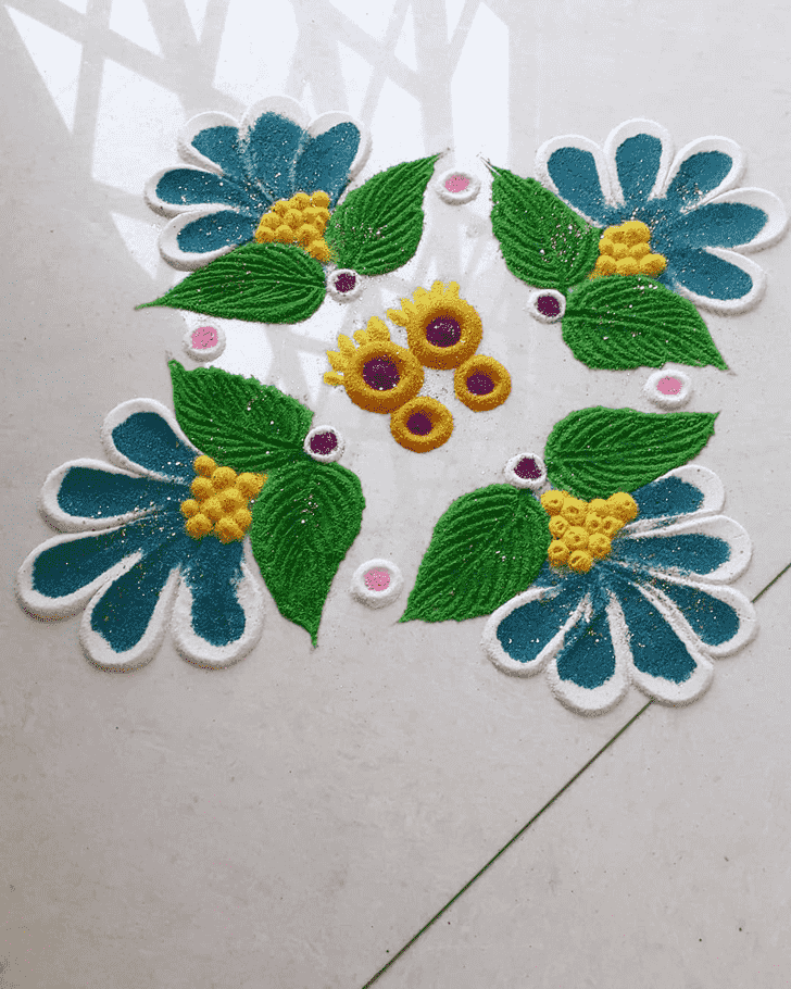 Charming Home Rangoli