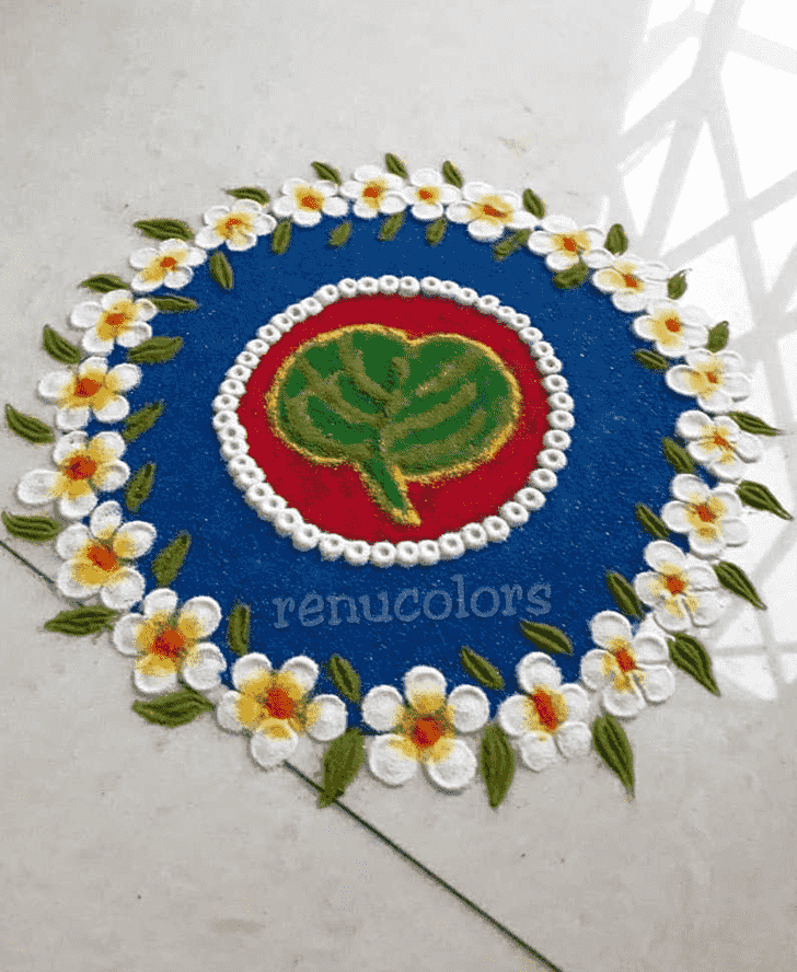 Classy Home Rangoli