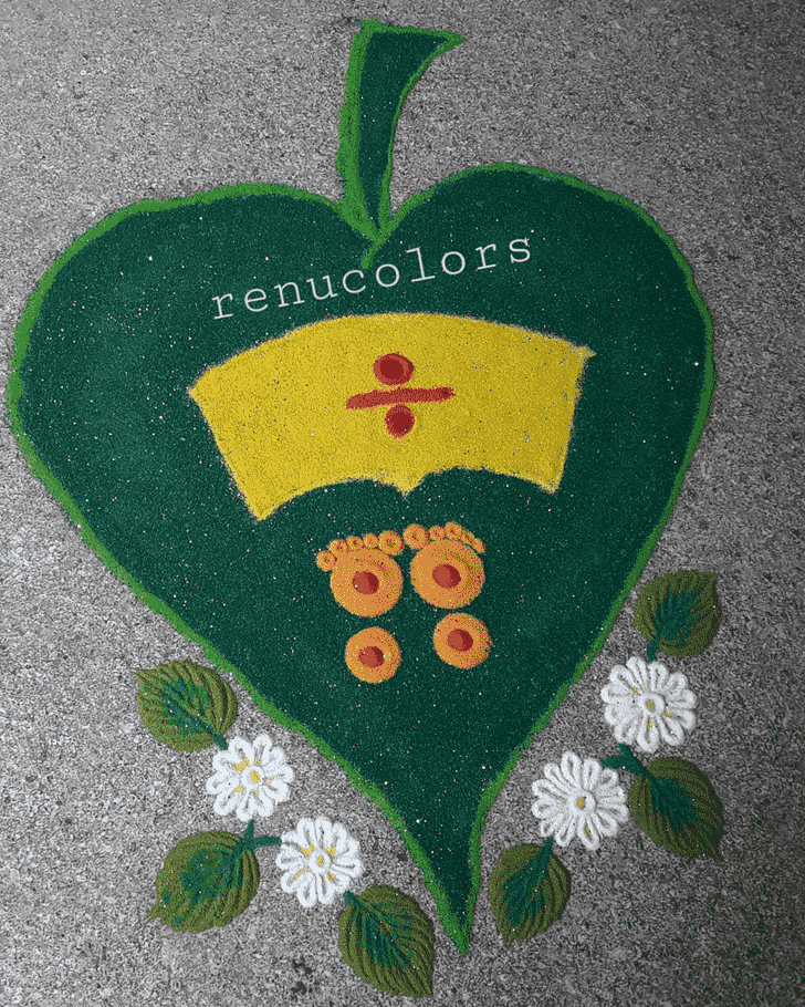 Dazzling Home Rangoli