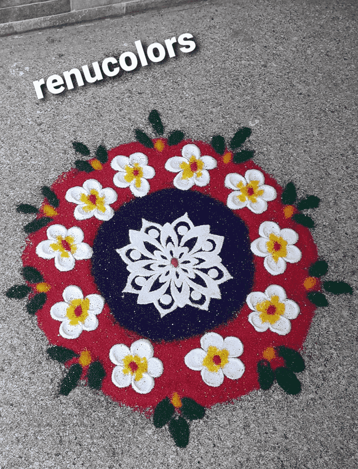 Fetching Home Rangoli