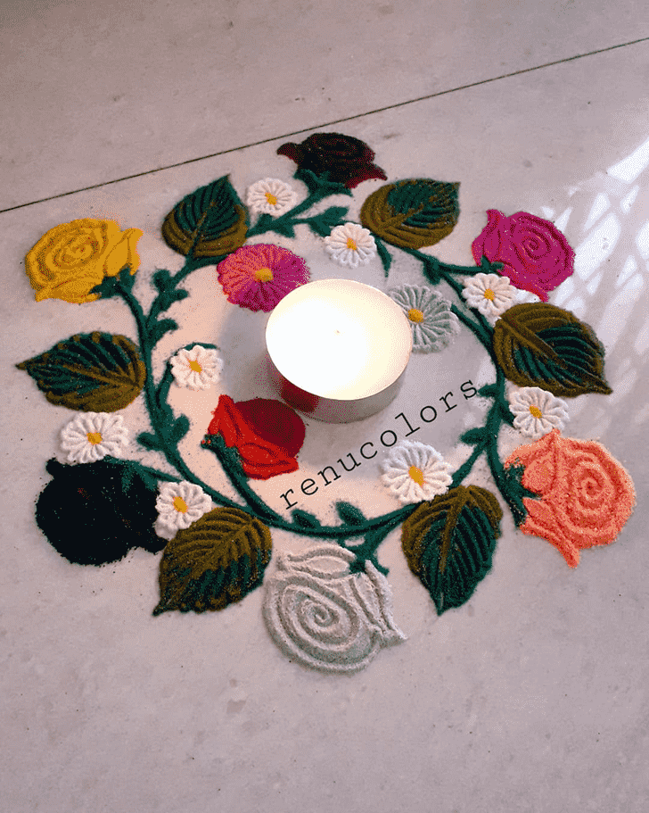 Gorgeous Home Rangoli