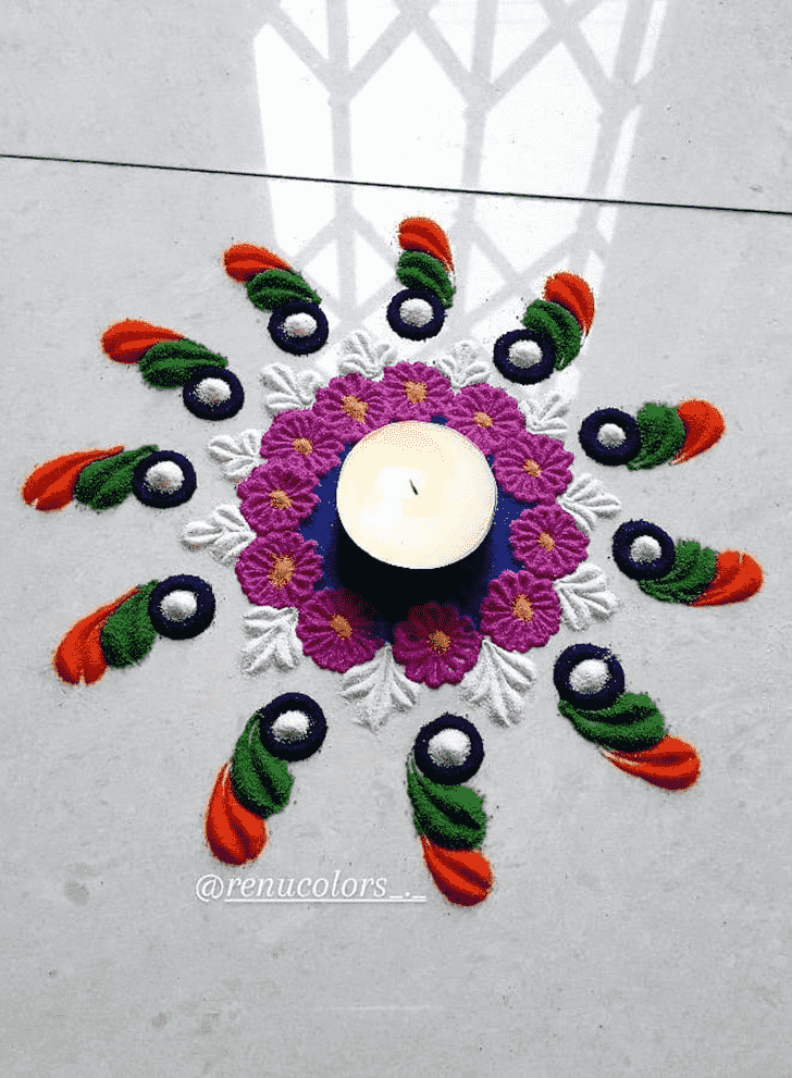 Magnificent Home Rangoli