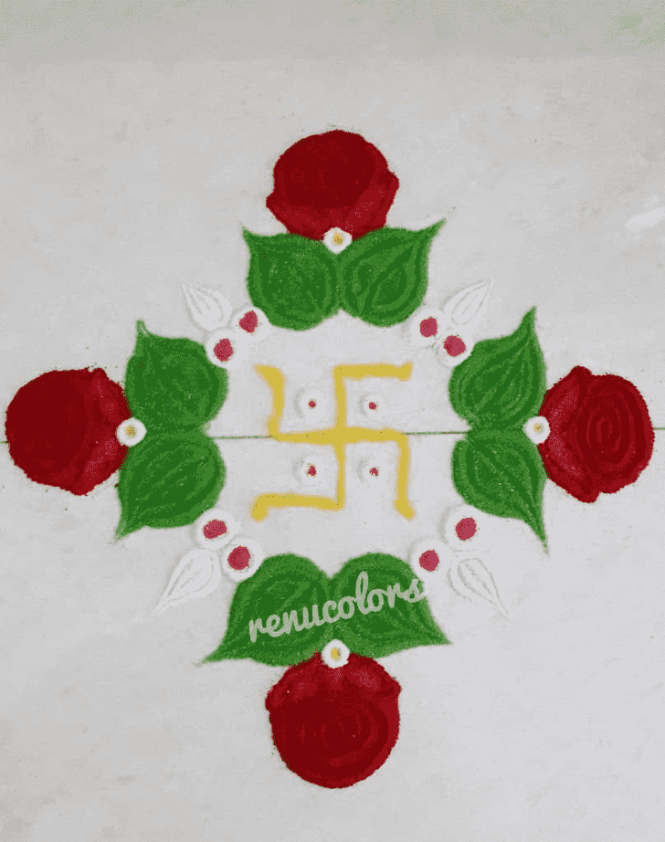 Marvelous Home Rangoli