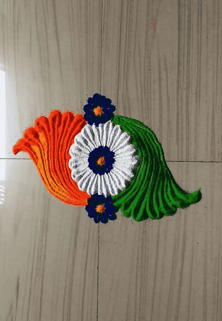 Splendid Independence Day Rangoli