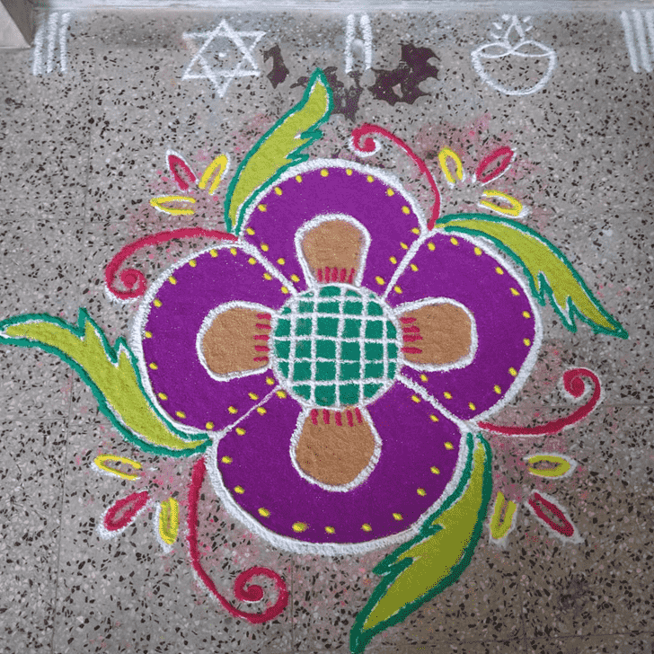 Indira Ekadashi Rangoli