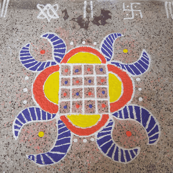 Exquisite Indira Ekadashi Rangoli