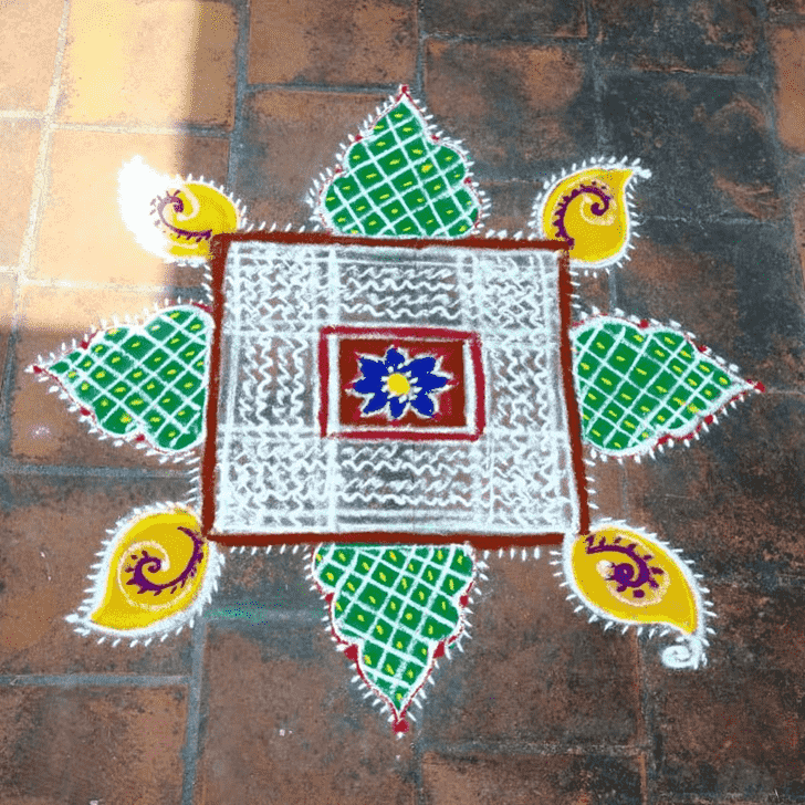 Radiant Indira Ekadashi Rangoli