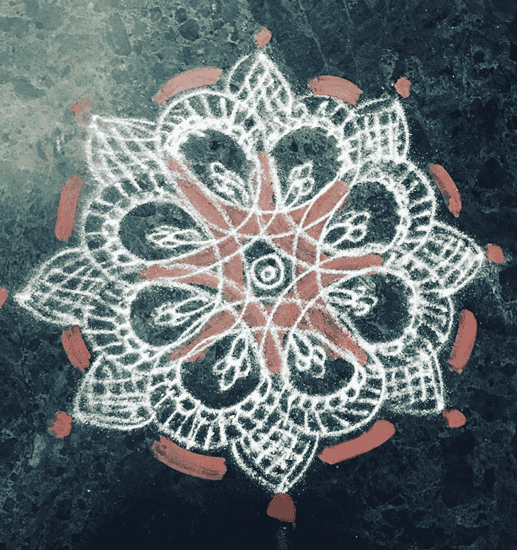 Resplendent Indira Ekadashi Rangoli