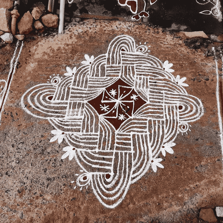 Superb Indira Ekadashi Rangoli