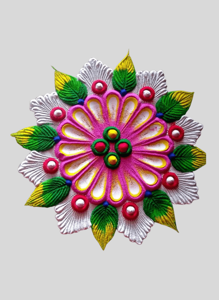 Captivating Indoor Rangoli