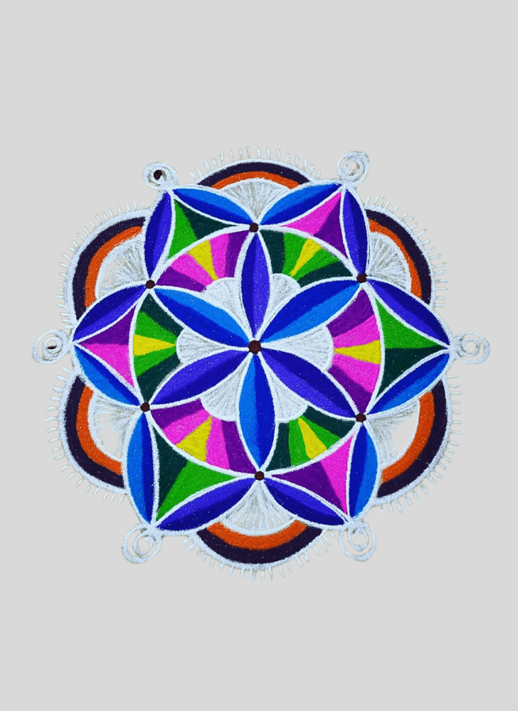 Hard Indoor Rangoli