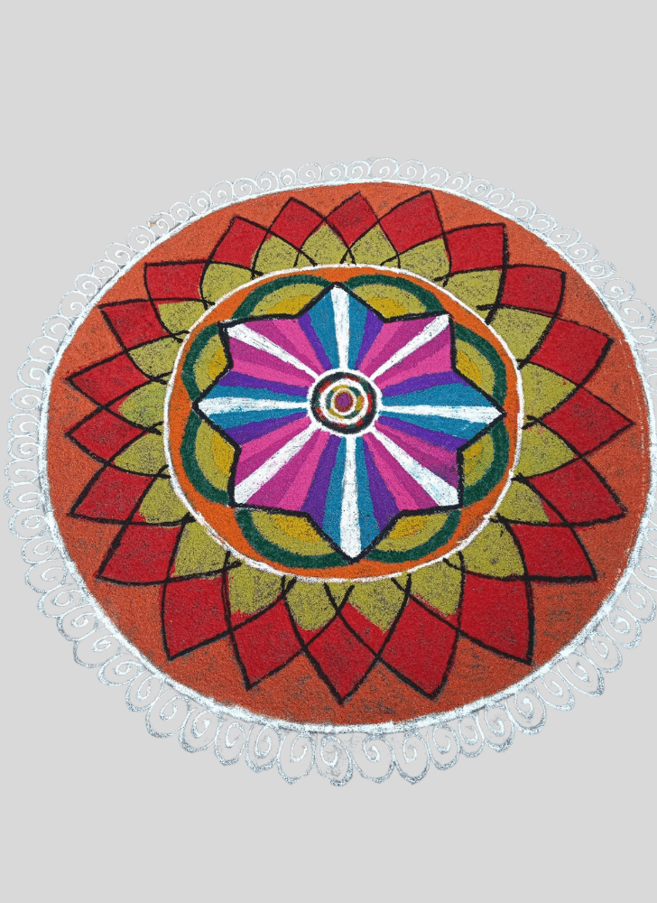 Excellent Indoor Rangoli