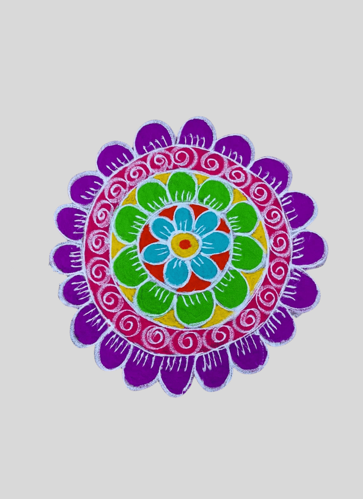 Fine Indoor Rangoli