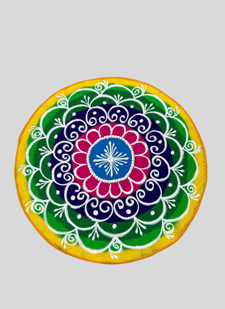 Grand Indoor Rangoli